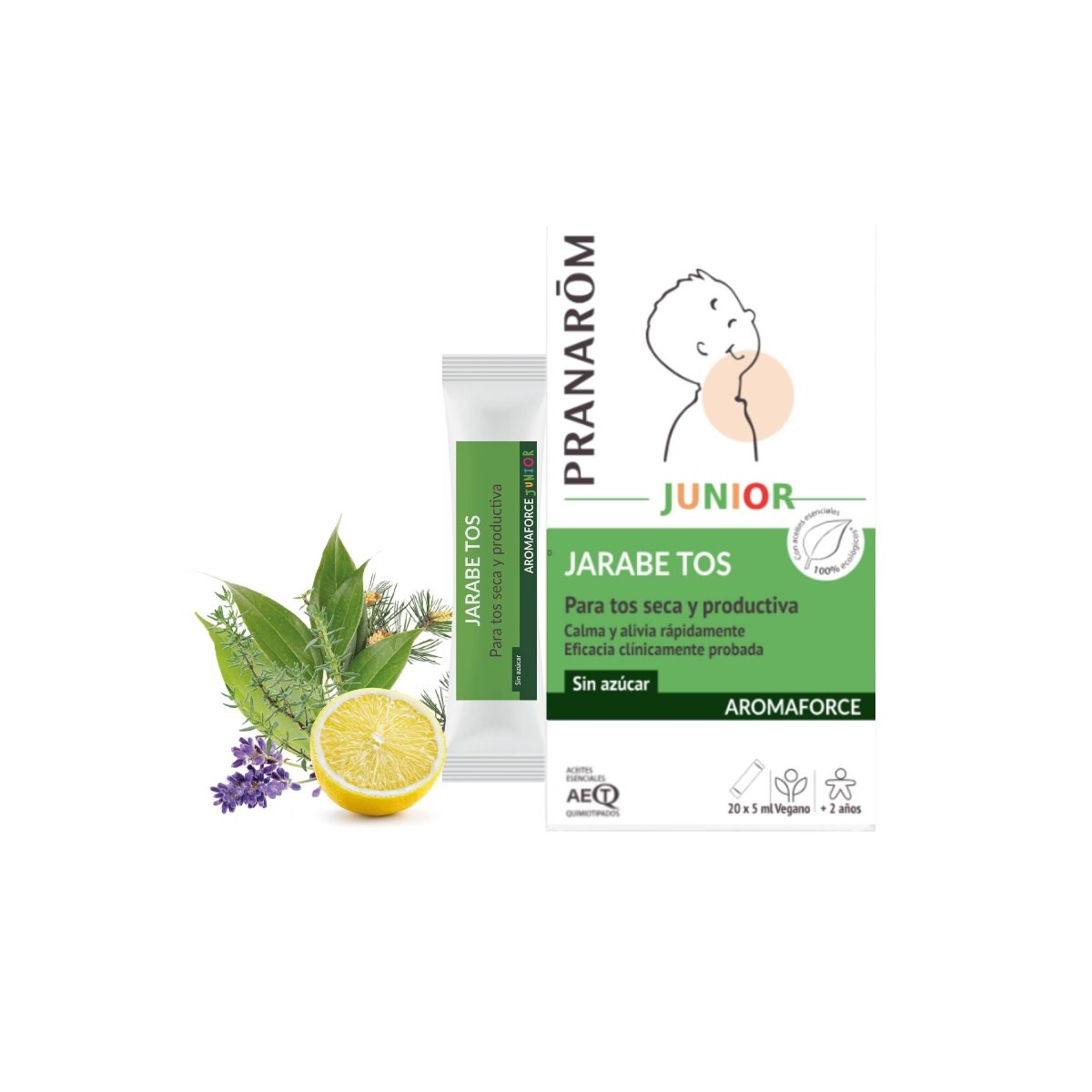 AROMAFORCE JARABE TOS JUNIOR 20*5ML