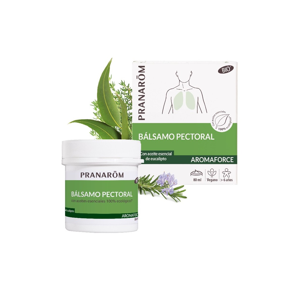 AROMAFORCE BÁLSAMO PECTORAL 80ML PRANAROM