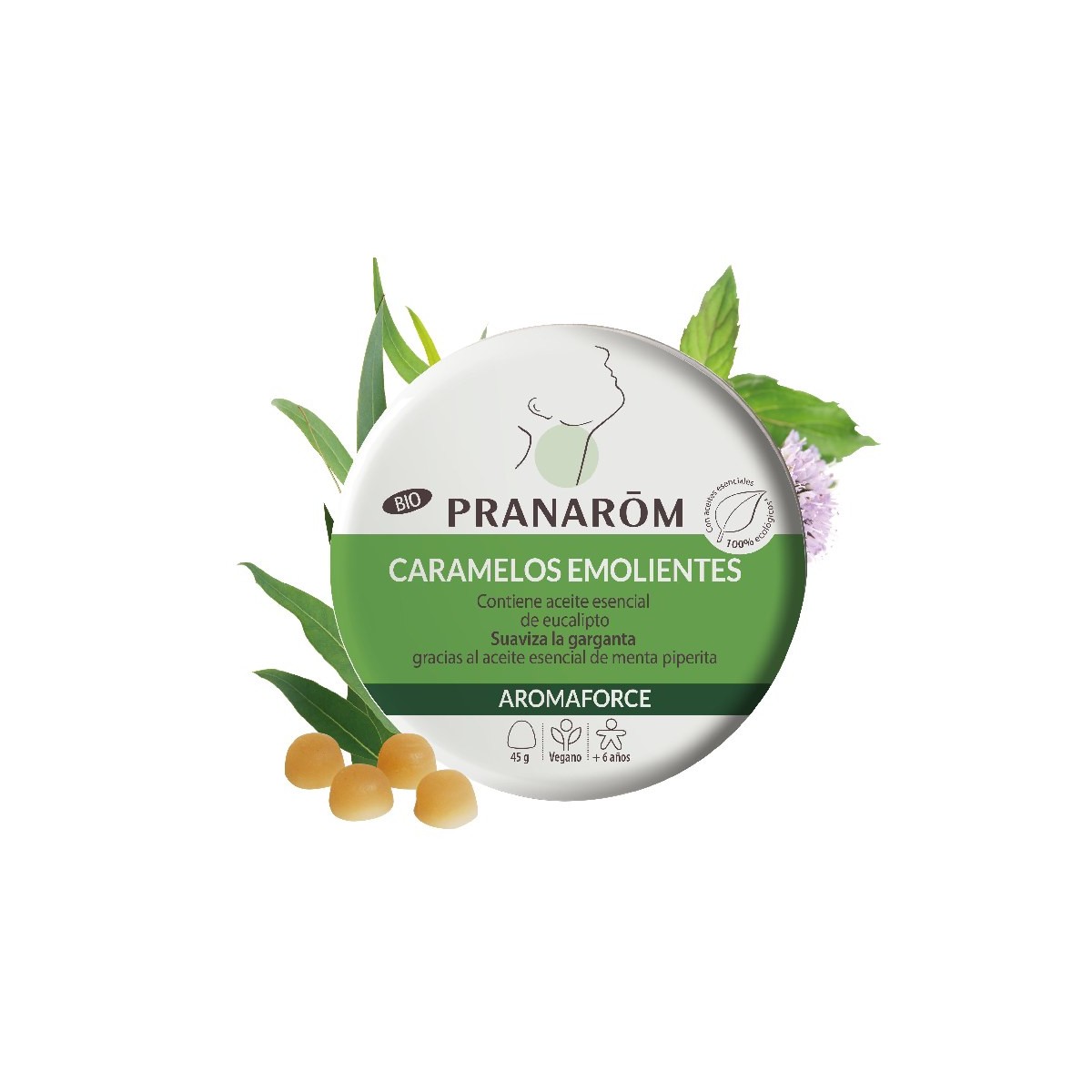 AROMAFORCE CARAMELO EMOLIENTE EUCALIPTO PRANAROM