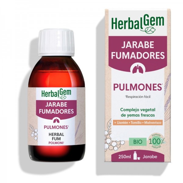 JARABE FUMADORES BIO 250ML HERBALGEM PRANAROM