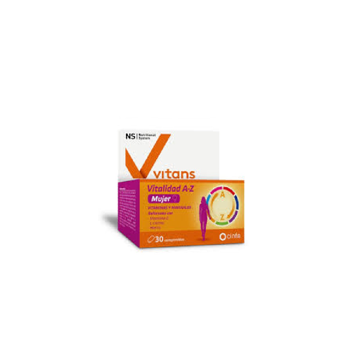 NS VITANS VITALIDAD A-Z MUJER 30 COMPRIMIDOS
