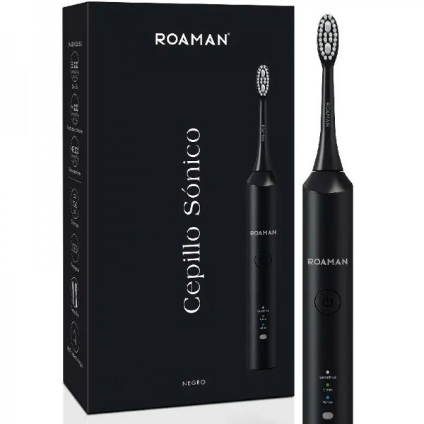 CEPILLO DENTAL SONICO NEGRO ROAMAN