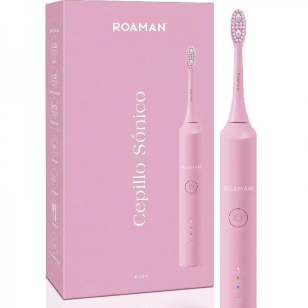 CEPILLO DENTAL SONICO ROSA ROAMAN