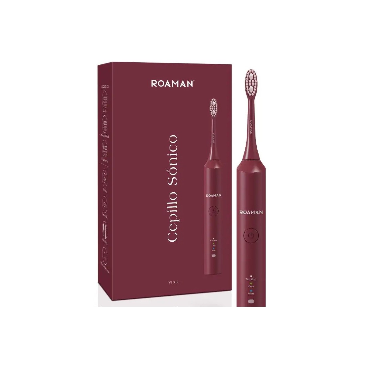 CEPILLO DENTAL SONICO VINO ROAMAN