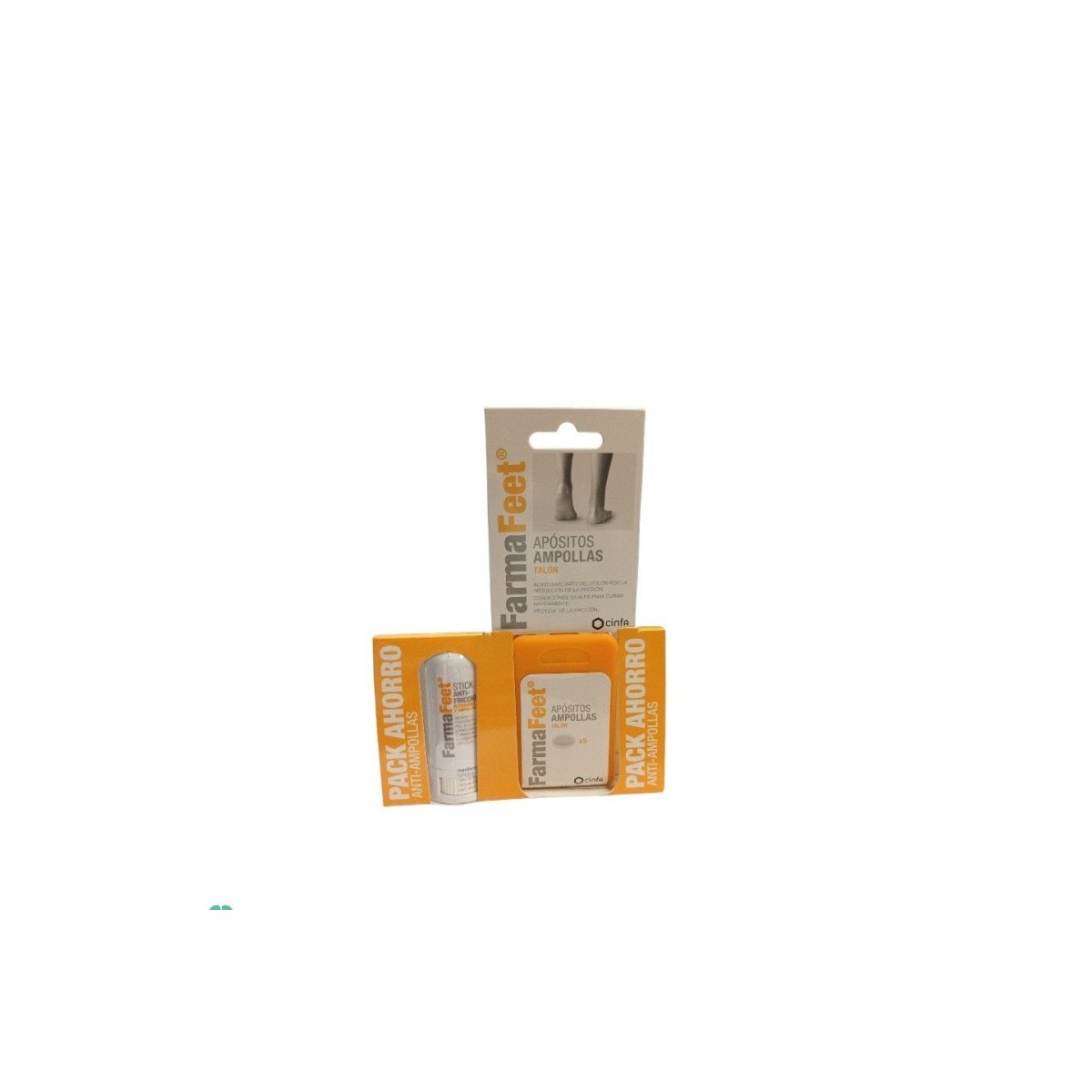 FARMAFEET APÓSITOS AMPOLLAS+STICK ANTIFRICCIÓN
