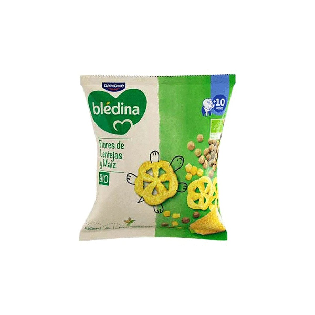 BLEDINA BIO SNACK FLORES DE LENTEJAS Y MAIZ 20G