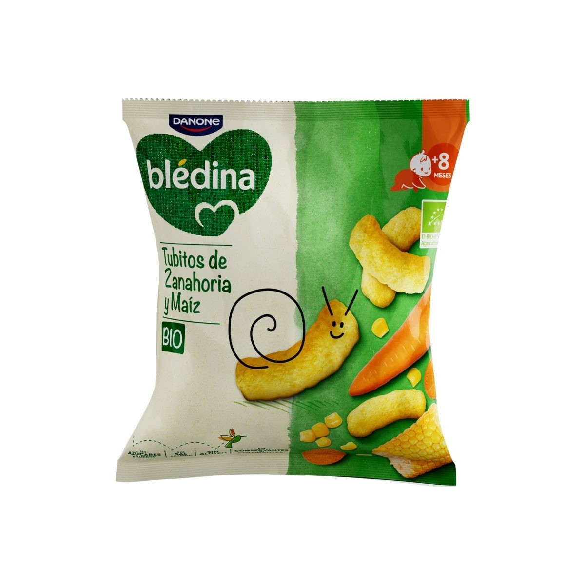 BLEDINA BIO SNACK MAIZ/ZANAHORIA 20G