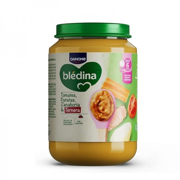 BLEDINA TARRO TOMATE, PATATA, ZANAHORIA Y TERNERA 200G