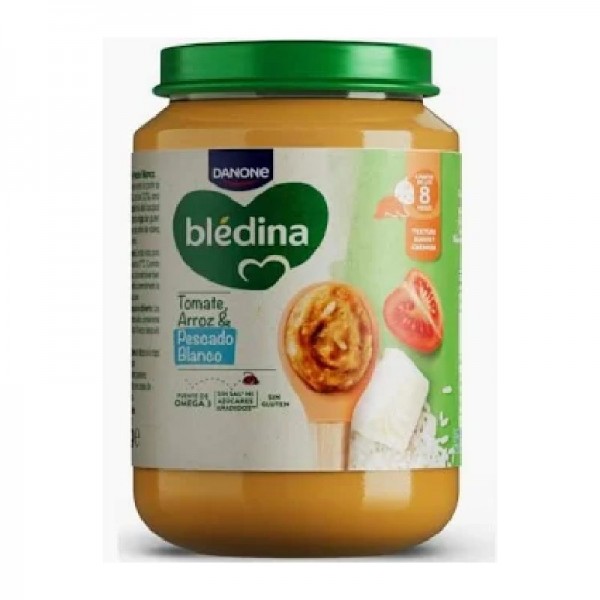 BLEDINA TARRO TOMATE, ARROZ Y PESCADO 200GR
