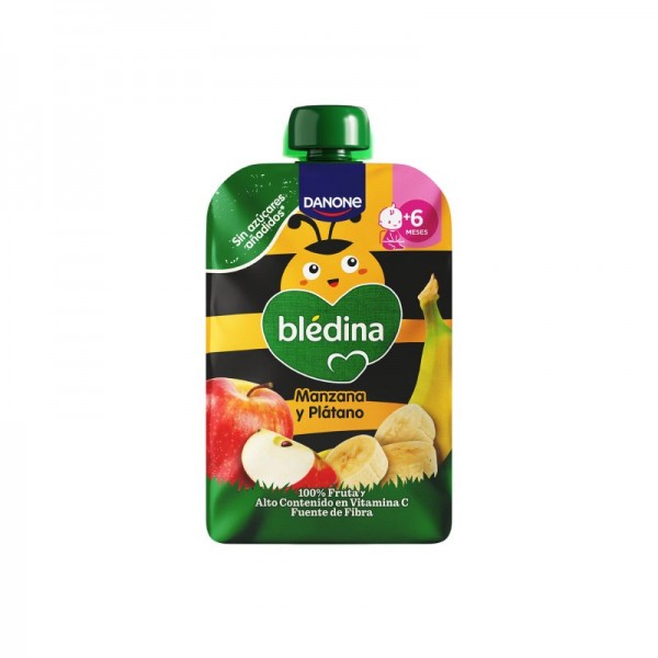 BLEDINA POUCH MANZANA Y PLATANO 100G