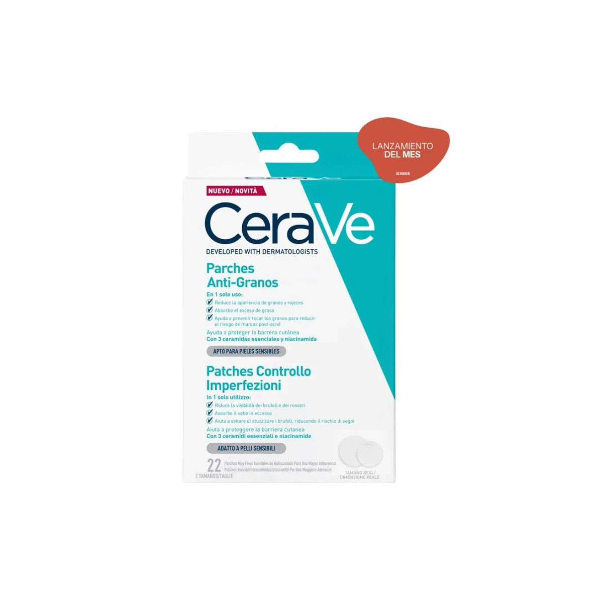 PARCHES CONTROL IMPERFECCIONES 22UN. CERAVE