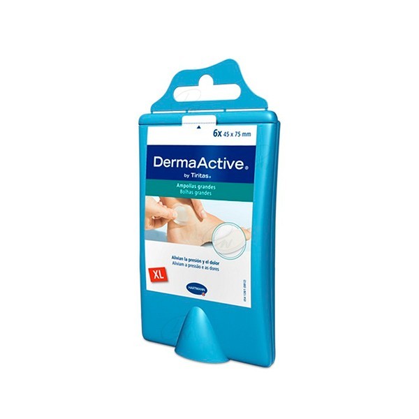 DERMAACTIVE GRANDES AMPOLLAS 75 X 45 MM 6 APOSITOS