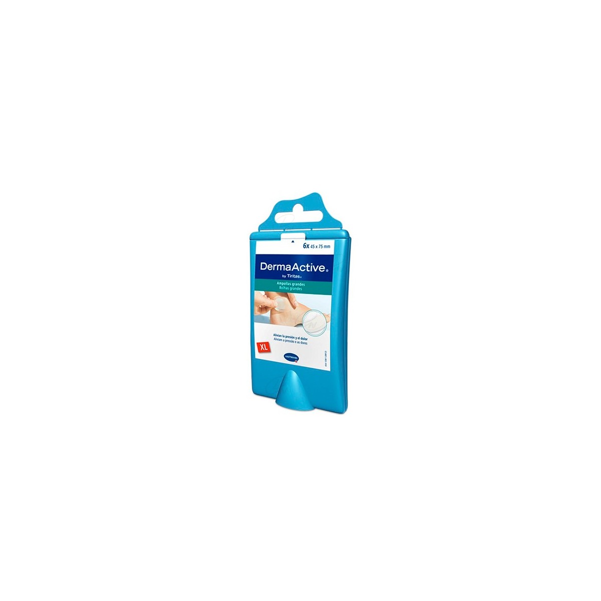 DERMAACTIVE GRANDES AMPOLLAS 75 X 45 MM 6 APOSITOS