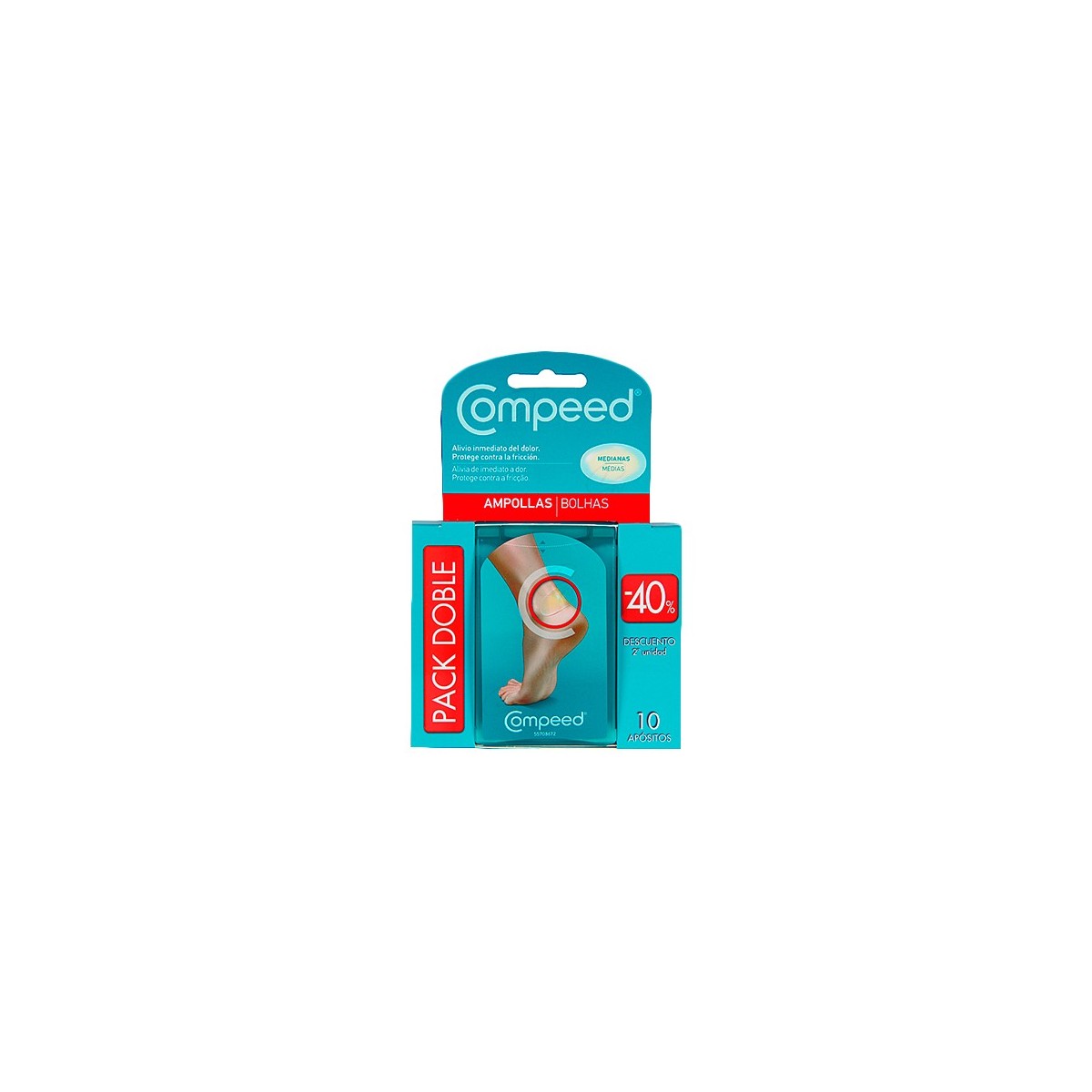 COMPEED AMPOLLAS T MED 10 U