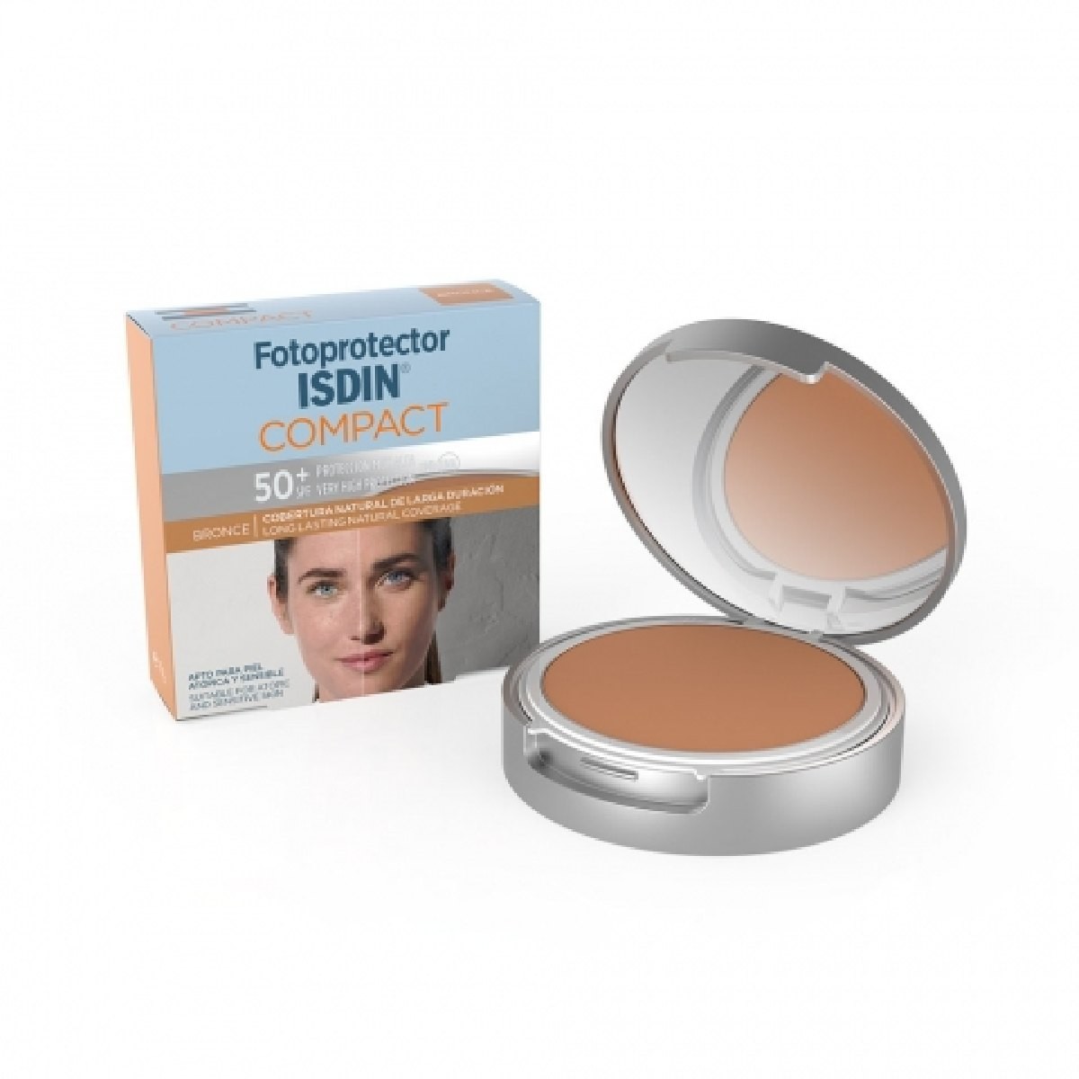 FOTOPROTECTOR ISDIN COMPACT SPF50 BRONCE 10 G
